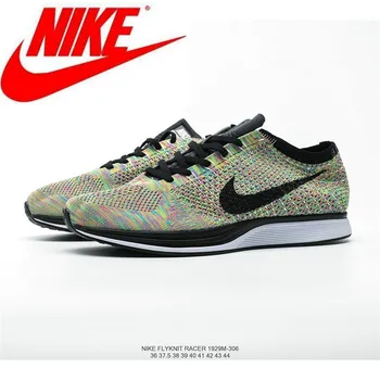 

NIKE Wmns Joyride Run Flyknit Racer Barefoot Flying Line Cushioning Sports Running Shoes Zoom Air Green Outdoor Lawn Breathable