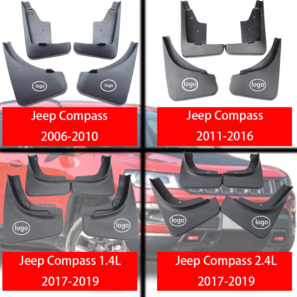 

Car Mudguards Mud Flaps Splash Guard For JEEP COMPASS fender mud flap Car accessories splash guards 2006-2019