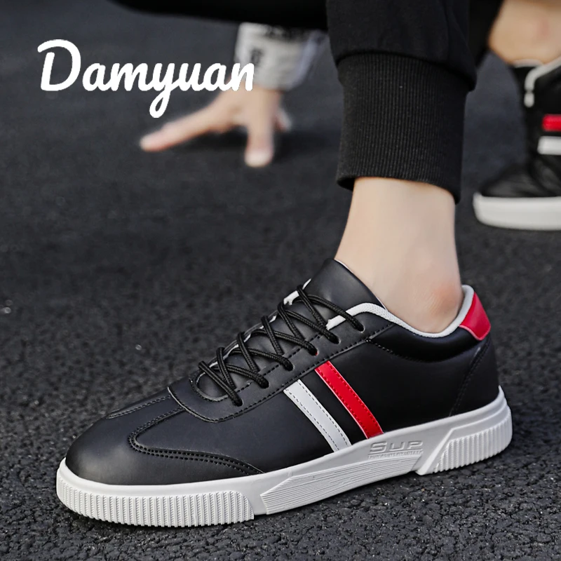 

Damyuan 2019 Fashion High Quality Casual White Shoes Mens Brogue Shoes Loafers Man Business Work Men's Shoes Size 39-44