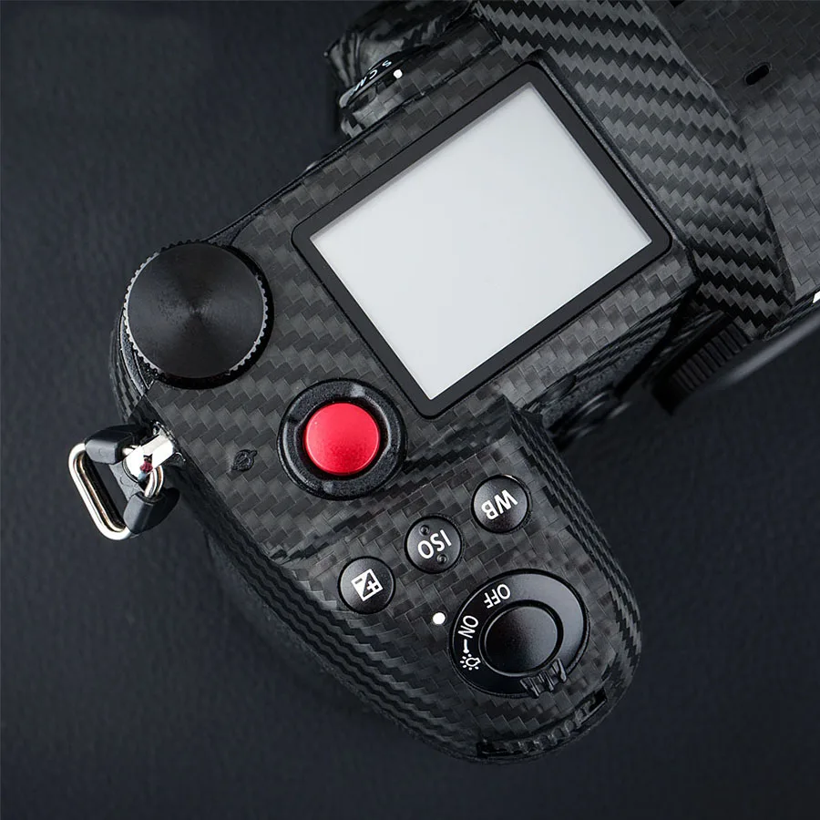 Защитная пленка из углеродного волокна против царапин для камеры Panasonic S5 S1 S1R S1H GH5 GH5II GH5S GX9 G100 GH6 (art.: 3920b3cf50ea0) - 3920b3cf50ea0