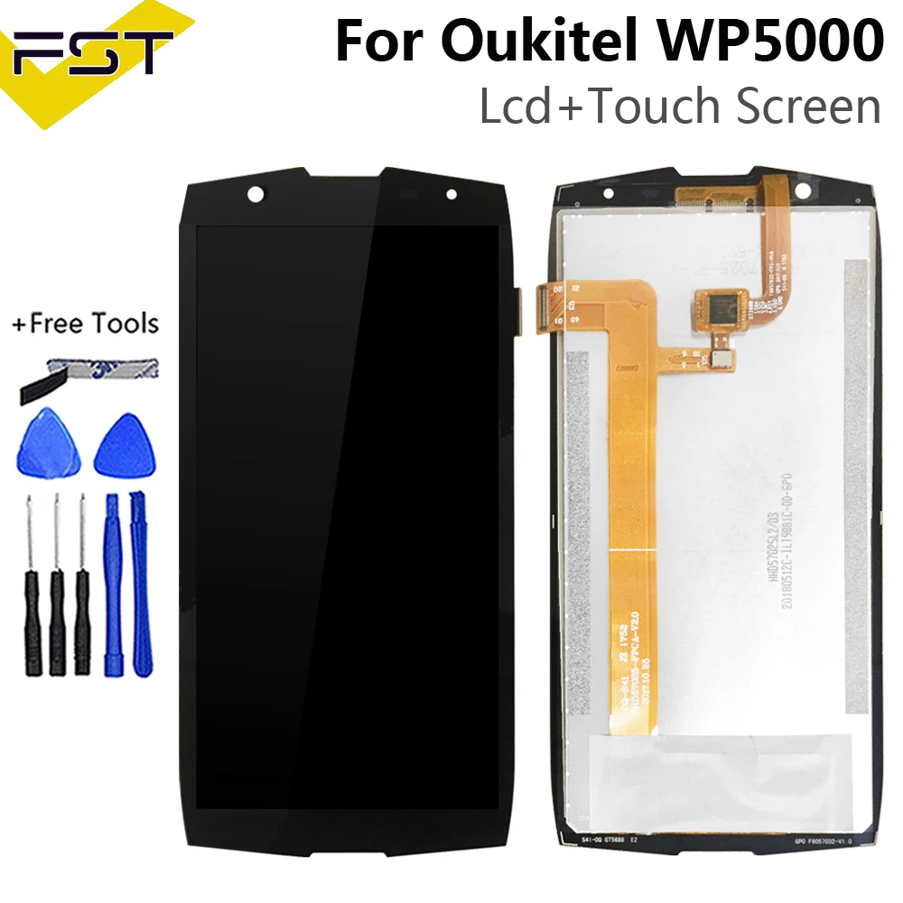 ЖК дисплей 720*1440 для Oukitel WP5000 + дигитайзер сенсорного экрана в сборе ремонтные