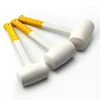 Heavy Duty 1Pcs White Rubber Hammer Ceramic Tile plastic glue installation hammers 55mm 60mm 70mm Diameter with Non-slip Handle 5