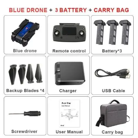 MJX Bugs 4W Радиоуправляемый Дрон с камерой 5G Wifi бесщеточный GPS FPV оптическое позиционирование потока B4W складной Квадрокоптер Дрон подарок для детей - Цвет: Бургундия