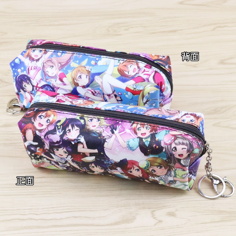 Аниме LoveLive! Школьная косметичка на молнии Kotori Minami, длинный пенал из искусственной кожи для подарков и коллекции - Цвет: Lovelive