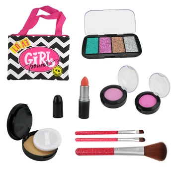 

10Pcs Children Makeup Pretend Play Simulation Cosmetic Kit Electric Massager Toy For Children Kid Educational Toys Birthday Gift