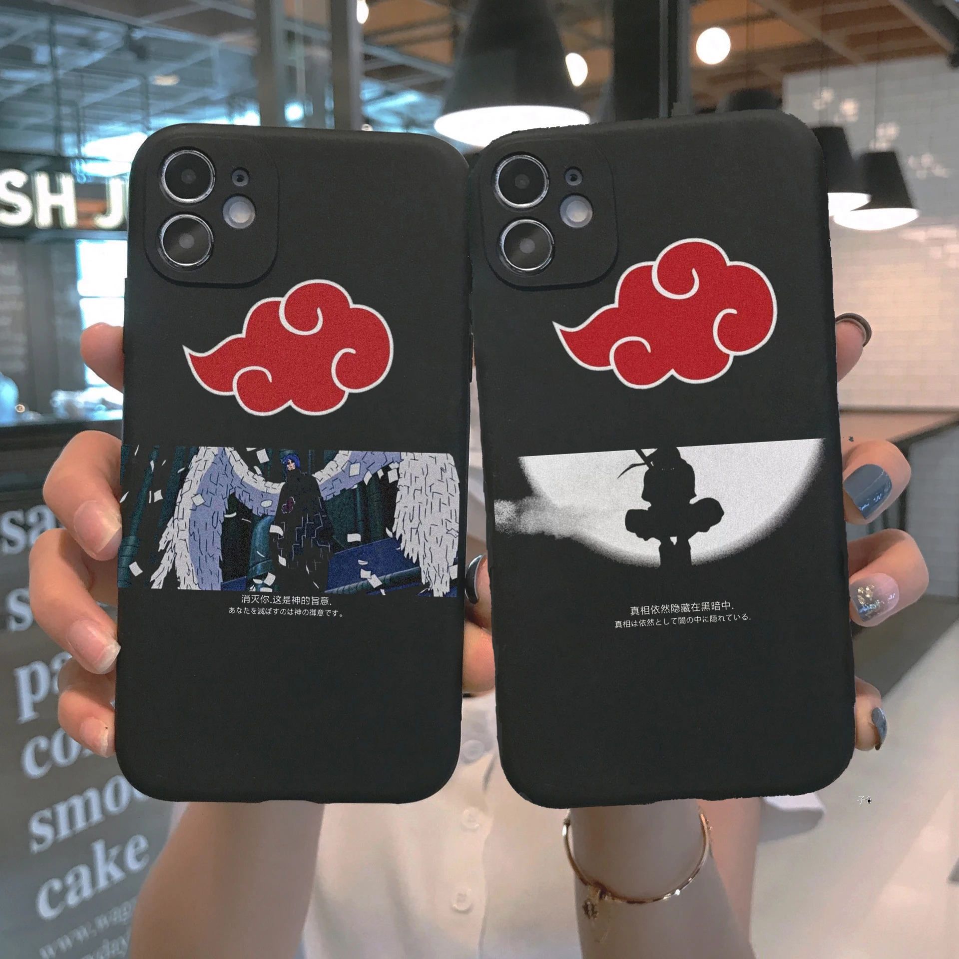 

PUNQZY Anime Naruto Itachi Black TPU Case For Huawei P40 P30 P20 LITE MATE20lite p40 p30 pro Sasuke Naruto Matte Soft TPU Case