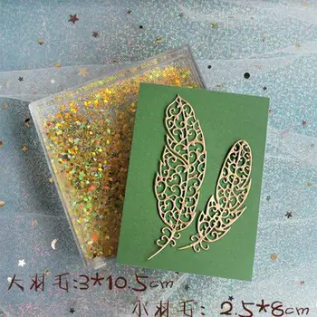 

ZFPARTY Feather Metal Cutting Dies Stencils for DIY Scrapbooking/photo album Decorative Embossing DIY Paper Cards