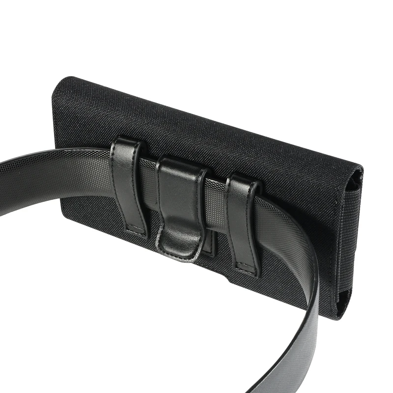 Casual Phone Pouch with Belt Clip Holster – Oxford Cloth Flip Cover