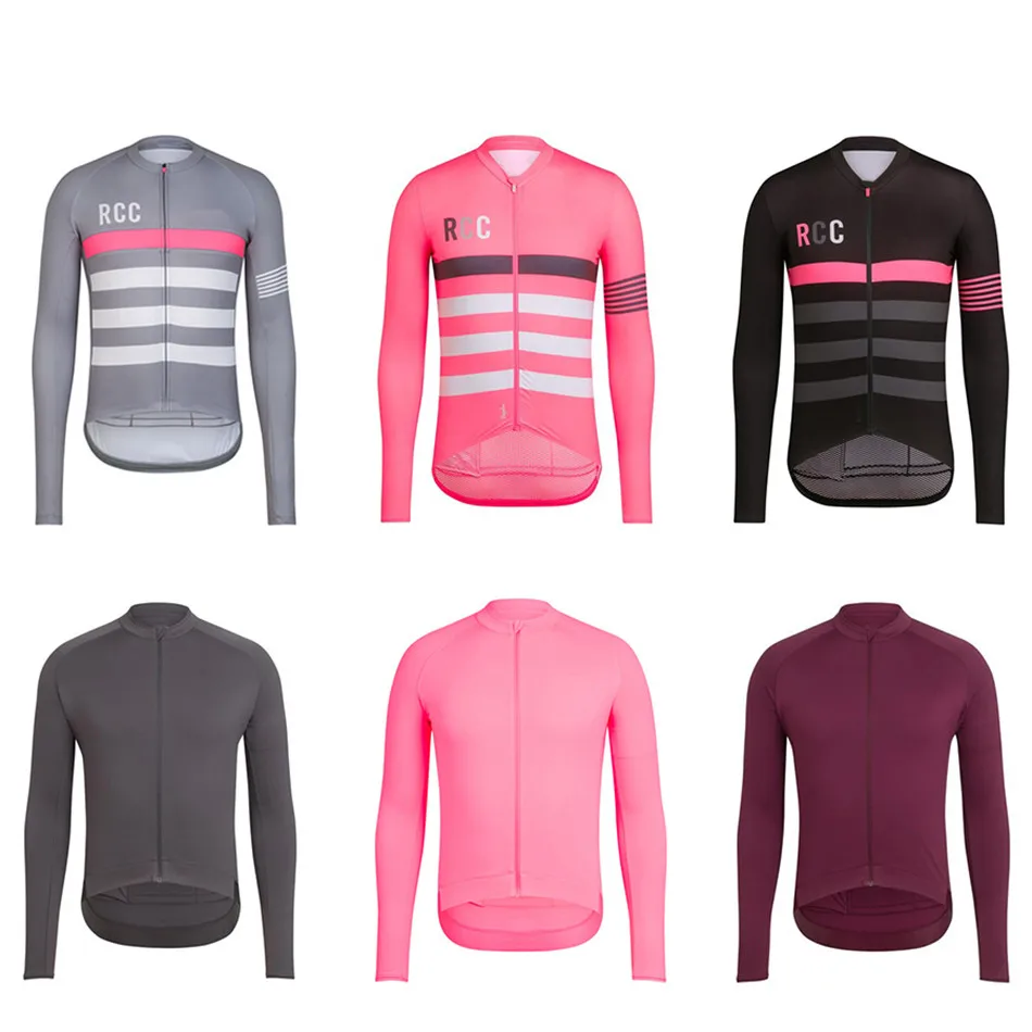 

RCC men's long sleeve cycling jackets spring/autumn thin jersey lightweight warm bike wear maillot ciclismo mtb team clothes