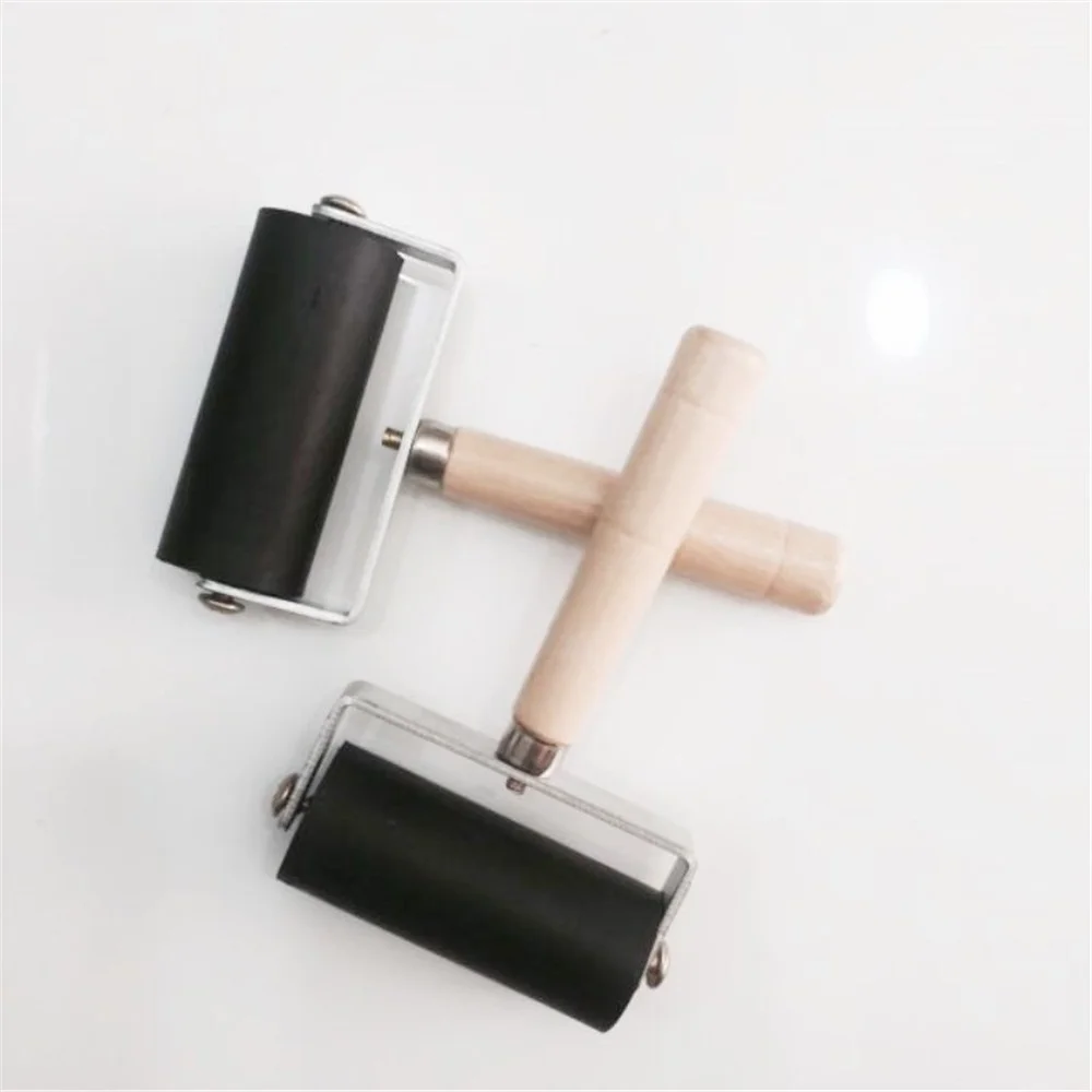 Rouleau En Caoutchouc Pour Estampage - Outil Peinture, Impression - 3 Tailles