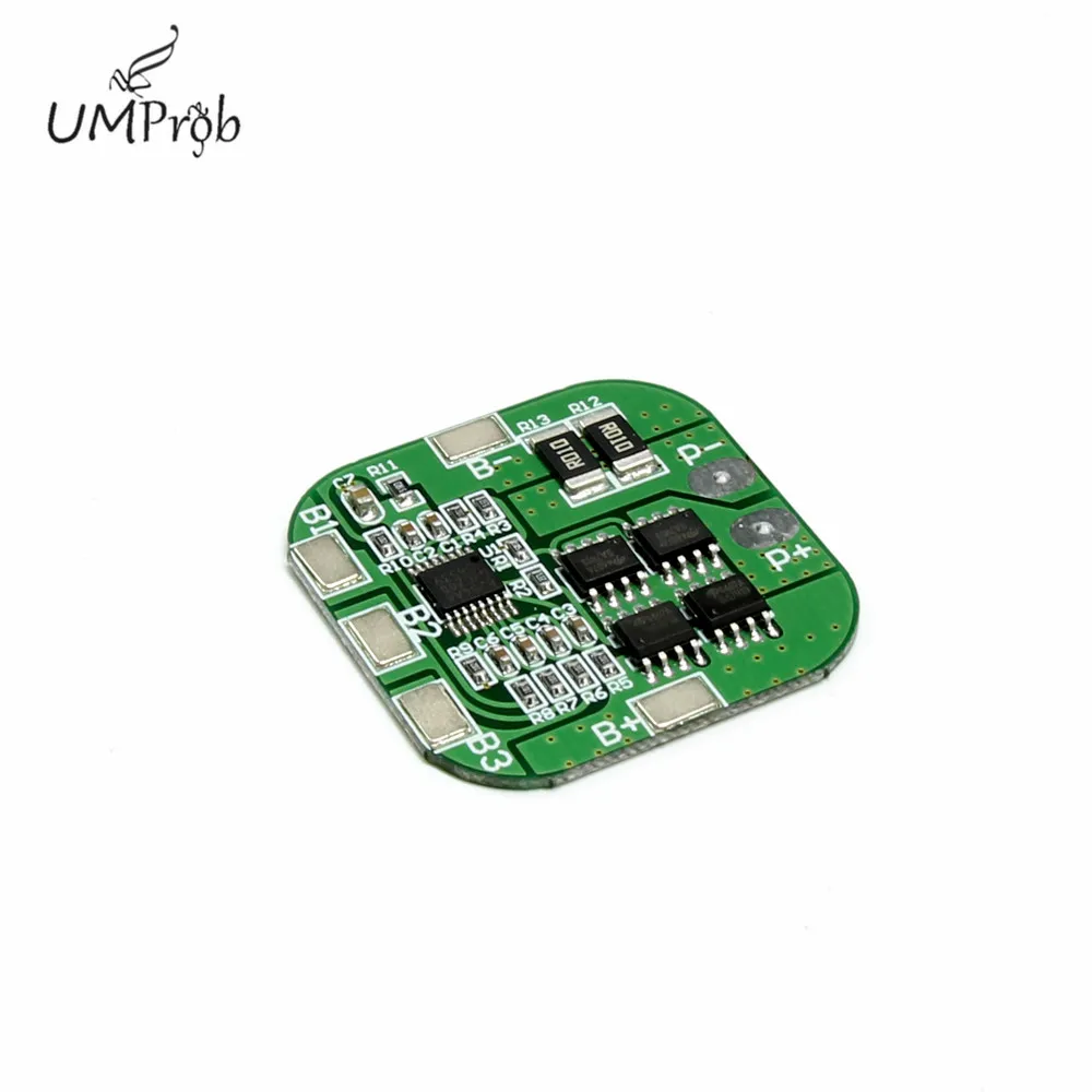 Защитная плата PCB для литий ионных батарей 20 А 14 8 в 16 18650 BMS PCM|Интегральные схемы| |