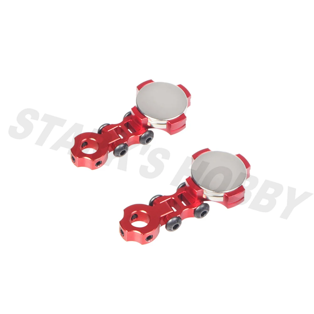 2pcs Metal Posts Magnet Invisible Multi-Angle Fixed Mount for 1/10 RC Crawler car Axial SCX10 Redcat Drift Sakura D4 HSP 94123 | Игрушки и