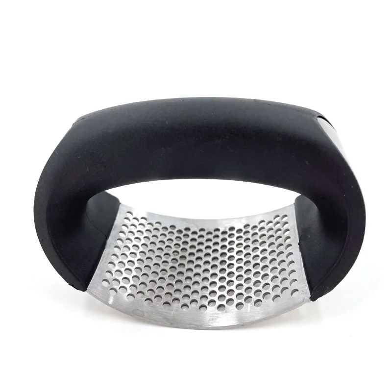 Annular Garlic Press Manual Stainless Steel Garlic Mincer Chopping Garlic Tools Curve Fruit Vegetable Kitchen Gadget Household