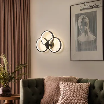 

Nordic Wall Lamp Lighting Minimalist Pattern Home Aisle Design Deco LED Wall Sconces Living Dining Room Bedside Light Fixtures