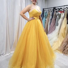 Атласные длинные выходные платья без рукавов линия без бретелек строгое вечернее Вечерние платья женские Robe De Soiree