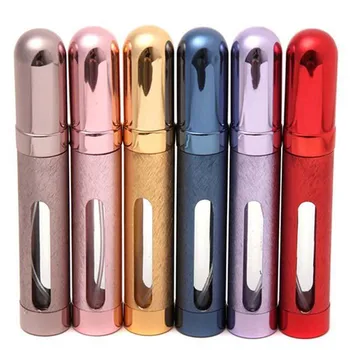 

Aluminum Glass 12ml Mini Refillable Perfume Sprayer Bottle Lotion Atomizer Portable Travel Cosmetic Makeup Container