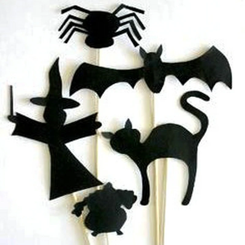 Ensemble de Silhouette de Bâton de Bambou pour la Petite Enfance, Jeu  d'Ombre, Décoration de ixd'Halloween, Fournitures de Maison, Film pour  Chambre d'Enfant - AliExpress