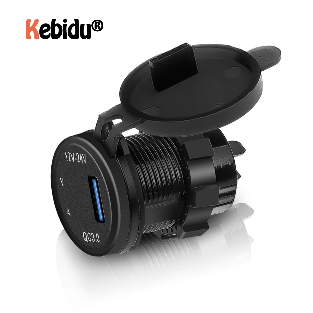 Новейший универсальный 5 В/3 А QC 3 0 USB автомобильный адаптер для зарядки