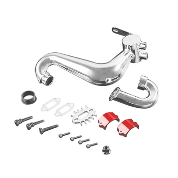 

Rc Car Tuned Pipe Exhaust for 1/5 HPI Baja 5B Ss 5T 5Sc Rovan King Motor Rc Car Exhaust Pipe Universal Ss Exhaust Pipe