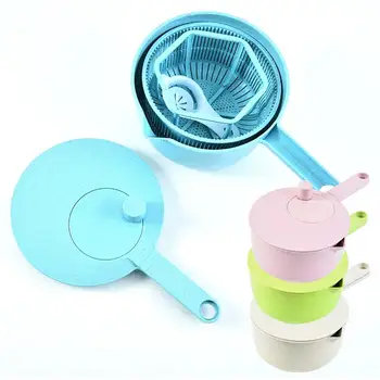 

Salad Spinner Lettuce Greens Washer Dryer Drain Crisper Strainer For Washing Drying Leafy Vegetables Kitchen Egg Beater