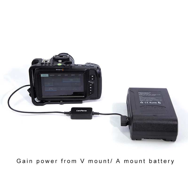 Lanparte D tap к Weipu BMPCC 6k 4K кабель питания для карманной кинокамеры Blackmagic|Аксессуары
