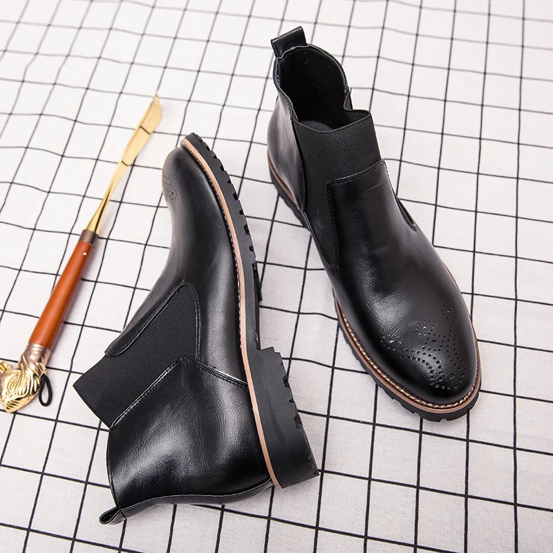 soft leather chelsea boots