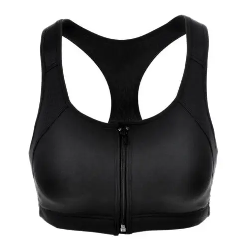 Женское нижнее белье с полным покрытием s M edium молнией спереди Racerback Tech Pro
