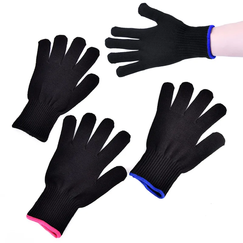 Heat resistant Glove 1/2pc For Microwave Oven Baking or Hair Straightener Perm Curling Hairdressing Heat Resistant Finger Glove kitchen gloves