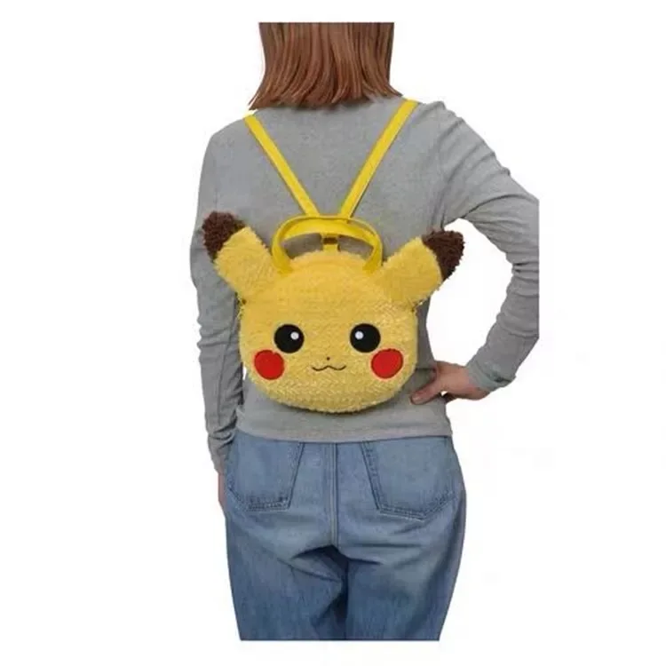 Takara Tomy Pokemon Pikauchu рюкзак плюшевая кавайная Игрушка Аниме Сумка через плечо мягкая сумка подарки для подруги подарок
