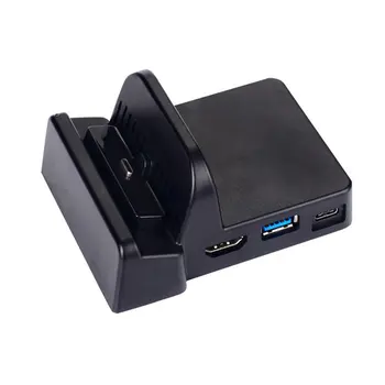 

HDMI Charging Dock Station Bracket HDMI Video Conversion Charging Charger Base for Nintend Switch Host