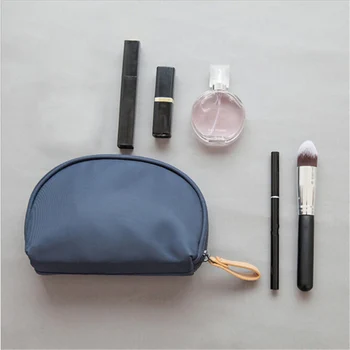 

2018 New Nylon Waterproof Zipper Shell Shaped Clutch Purse Travel Mini Cosmetic Bag Toiletry Makeup Storage Bag