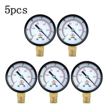 

Copper Alloy Mini Vacuum Pressure Gauge 0-1bar 0-30inHg 5cm Dial Manometer Tools