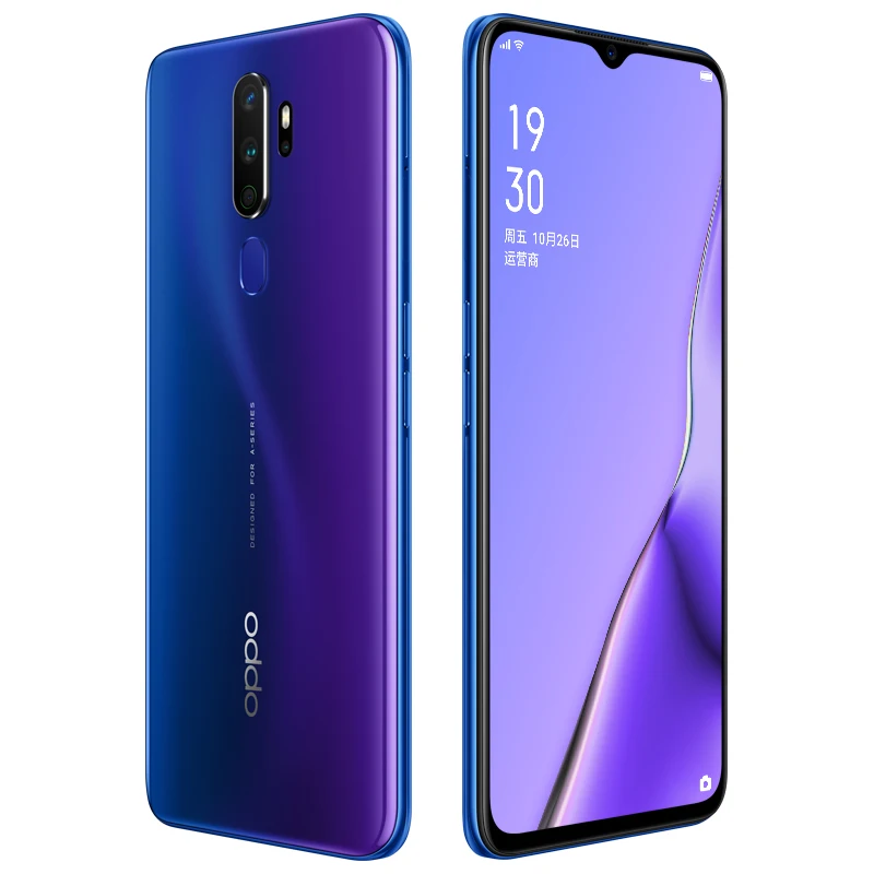 DHL Быстрая сотовый телефон Oppo A11X Snapdragon 665 Android 9,0 6," ips 1600X720 8 Гб ram 128 ГБ rom 5000 МП мАч отпечаток пальца