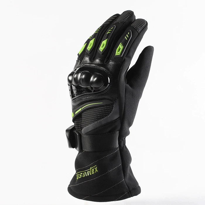 M37 green Masontex зимние Мотоциклетные Перчатки Водонепроницаемые Guantes Moto мужские перчатки для мотокросса мотоциклетные перчатки с сенсорным экраном - Цвет: M37 green