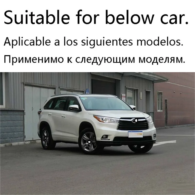 Персонализированные модификации экстерьера Automovil протектор Модернизированный автомобиль аксессуары гоночные грили 15 16 для Toyota Highlander