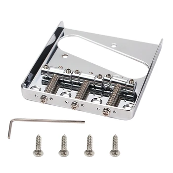 

Quality 6 String Folding Saddle Tremolo Bridge for Electric Bass Replacement Accessory 3 saddle bridge with intonation