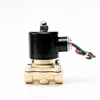 DN15 DN20 DN25 DN32 DN40 Brass Electric Solenoid Valve DC12V DC24V AC220V 110V Normally Closed Solenoid Valve For Water Oil Air ► Photo 2/6