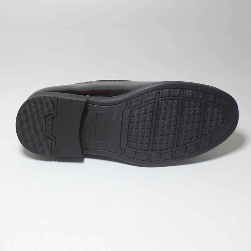 Jungen Leder Schuhe Kinder Formale Schuhe Für Party Hochzeit Kleid Schwarz Patent Leder Slip auf Runde Zehen Quaste Leistung Oxfords – Detail 7