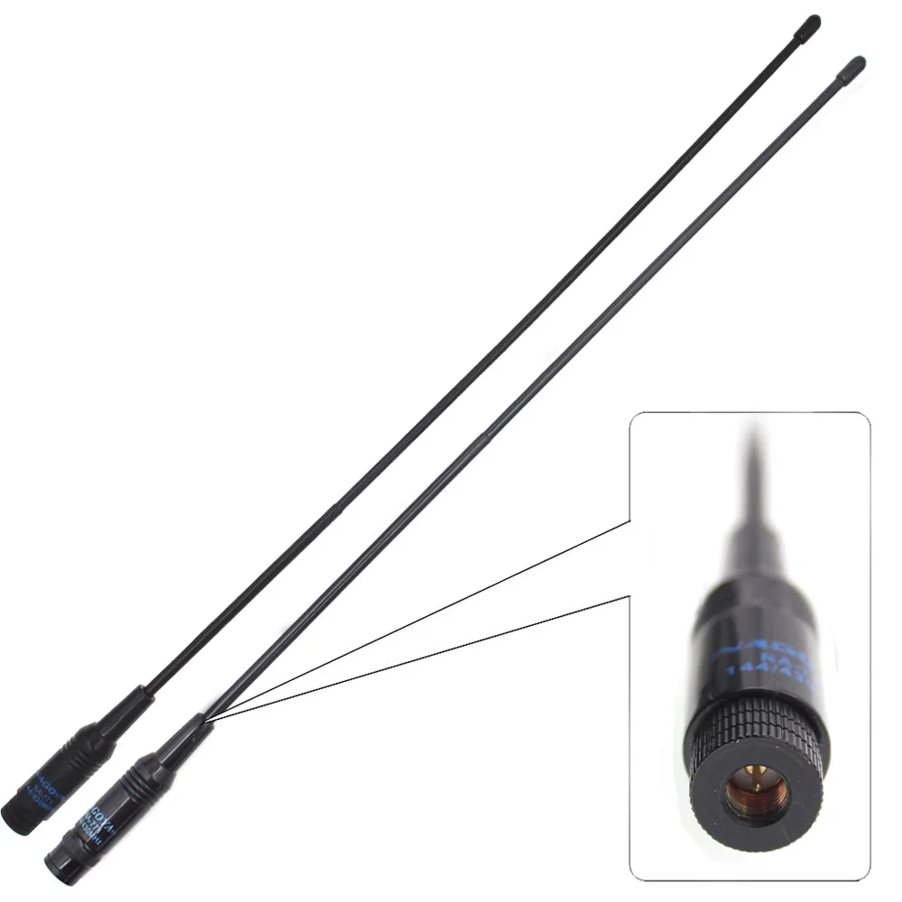 2 шт. гибкая двухдиапазонная антенна VHF/UHF 144/430 МГц|handheld antenna|handheld radio antenna2 way antenna |