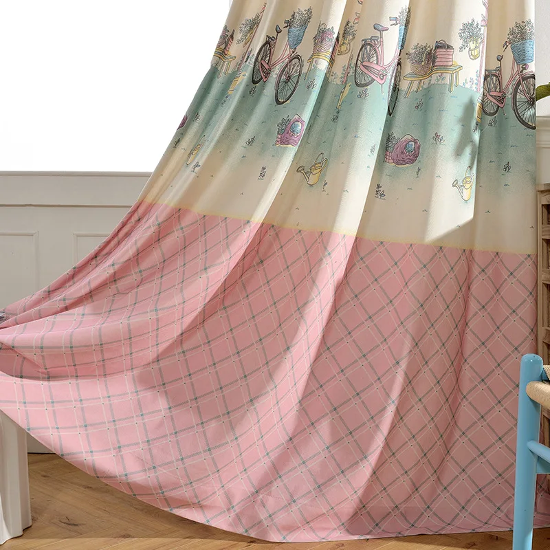 

Curtains for Living Dining Room Bedroom Riding The Simplicity of Modern Printing Jacquard Curtains Window Curtain Blinds E