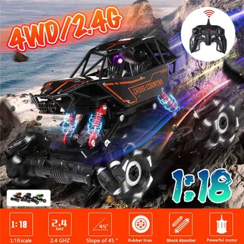 

2.4G High Speed Racing Climbing Car 1:18 Remote Control Electric Trucks 4WD Off Road RC Car Rechargeable Vehicles