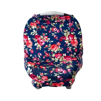 

Nursing Cover, Car Seat Canopy, Shopping Cart, High Chair, Stroller and Carseat Covers for Girls- Best Stretchy Scarf and Shawl-