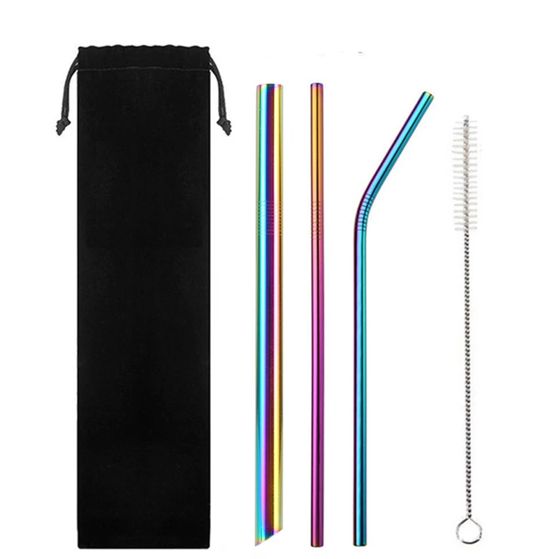 Stainless Steel Straw Set