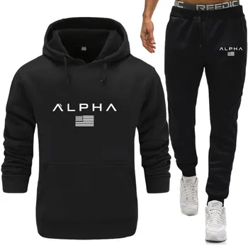 

Men's suit sportswear hoodie + pants sportswear casual sports shirt track suit men's sportswear gym fitness pants 2020 new