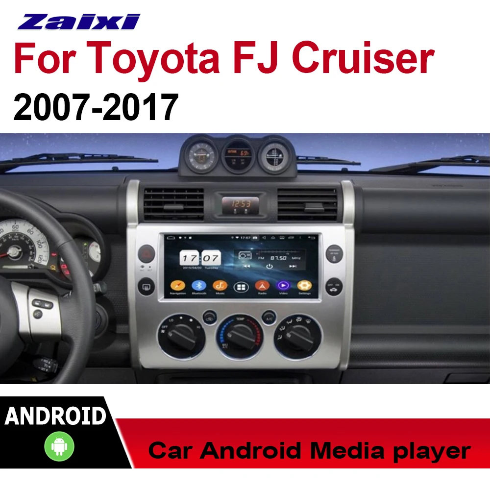 

ZaiXi 10.1" Android Car Multimedia GPS Audio Radio Stereo For Toyota FJ Cruiser 2007~2017 Original Style Navigation NAVI BT