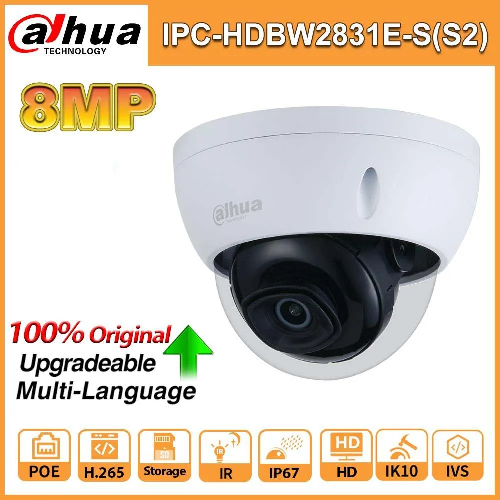 Камера Dahua ip с разъемом для SD карты обнаружение движения 30 м ir S2 IP67 IK10|Камеры
