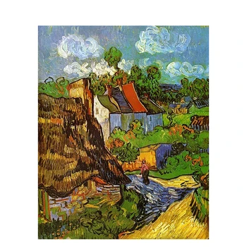 

Painting By Numbers DIY Dropshipping 50x65 60x75cm Van Gogh Waz's House Work Scenery Canvas Wedding Decoration Art Picture Gift