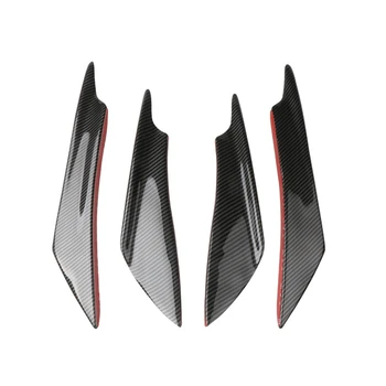 

Car Universal Carbon Fiber Front Bumper Spoiler EVO Combat Air Knife.