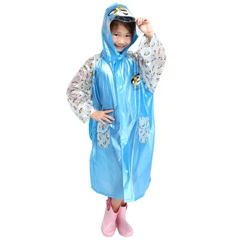 

School Students Breathable Long Waterproof Raincoat for Children Cute Rain Jacket Outdoor Toddler Rain Coat Tour Plastic CC50YY