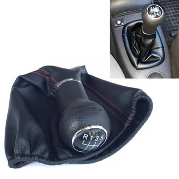 For Seat Ibiza 1996 1997 1998 1999 2000 2001 5/6 Speed MT Car Gear Knob Lever Stick Shift Knob PU Leather For VW Golf MK3 Polo 1